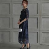 バックリボンレースロングワンピース ドレス 結婚式 | epicday | 詳細画像41 