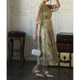 ボトルネックレースロングドレス 結婚式 ワンピース | epicday | 詳細画像17 