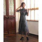 ボトルネックレースロングドレス 結婚式 ワンピース | epicday | 詳細画像24 