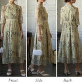 ボトルネックレースロングドレス 結婚式 ワンピース | epicday | 詳細画像30 