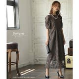 ギャザースリーブレースロングドレス 結婚式 ワンピース | epicday | 詳細画像17 