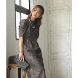 ギャザースリーブレースロングドレス 結婚式 ワンピース | epicday | 詳細画像19 