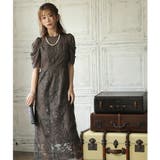 ギャザースリーブレースロングドレス 結婚式 ワンピース | epicday | 詳細画像23 