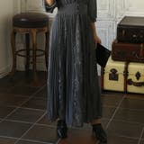 レースアンドプリーツロングドレス 結婚式 ワンピース | epicday | 詳細画像31 