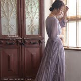 レースアンドプリーツロングドレス 結婚式 ワンピース | epicday | 詳細画像33 