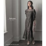 ギャザースリーブレースロングドレス 結婚式 ワンピース | epicday | 詳細画像9 