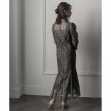 ギャザースリーブレースロングドレス 結婚式 ワンピース | epicday | 詳細画像11 