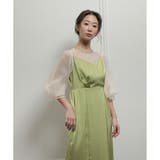 サテンタイトロングドレス 結婚式 ワンピース | epicday | 詳細画像6 