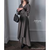 レースコンビネーションシフォンロングドレス 結婚式 ワンピース | epicday | 詳細画像10 