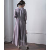 レースコンビネーションシフォンロングドレス 結婚式 ワンピース | epicday | 詳細画像27 