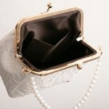 パールハンドルふくれジャガードハンドバッグ パーティーバッグ パーティー | epicday | 詳細画像5 