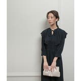 ビッグカラーロングドレス 結婚式 ワンピース | epicday | 詳細画像28 