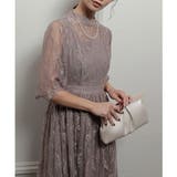 フレアスリーブレースロングドレス 結婚式 ワンピース | epicday | 詳細画像8 