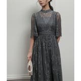 フレアスリーブレースロングドレス 結婚式 ワンピース | epicday | 詳細画像11 