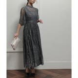 フレアスリーブレースロングドレス 結婚式 ワンピース | epicday | 詳細画像17 