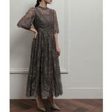 フレアスリーブレースロングドレス 結婚式 ワンピース | epicday | 詳細画像20 