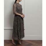 フレアスリーブレースロングドレス 結婚式 ワンピース | epicday | 詳細画像25 