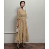 フレアスリーブレースロングドレス 結婚式 ワンピース | epicday | 詳細画像28 