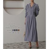 リブウエストテーラードロングドレス ドレス 結婚式 | epicday | 詳細画像1 