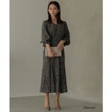 チャコール | レースロングマーメイドドレス ドレス 結婚式 | epicday