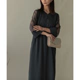 ディープスリットネックロングワンピース ドレス 結婚式 | epicday | 詳細画像8 