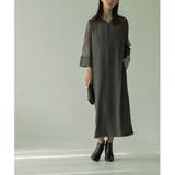 ディープスリットネックロングワンピース ドレス 結婚式 | epicday | 詳細画像13 