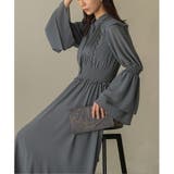 プリーツシフォンロングドレス ドレス 結婚式 | epicday | 詳細画像9 