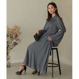 プリーツシフォンロングドレス ドレス 結婚式 | epicday | 詳細画像10 