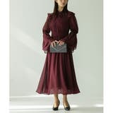 プリーツシフォンロングドレス ドレス 結婚式 | epicday | 詳細画像45 