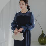 ボリュームスリーブシフォンロングワンピース ドレス 結婚式 | epicday | 詳細画像66 