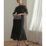 ブラック | レースコンビネーションマーメイドロングドレス ドレス 結婚式 | epicday