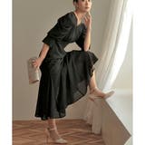 ギャザースリーブシフォンロングドレス ドレス 結婚式 | epicday | 詳細画像41 