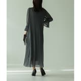 プリーツシフォンAラインロングドレス ドレス 結婚式 | epicday | 詳細画像5 