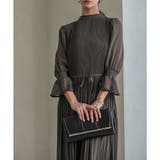 プリーツシフォンAラインロングドレス ドレス 結婚式 | epicday | 詳細画像16 