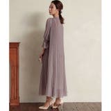 プリーツシフォンAラインロングドレス ドレス 結婚式 | epicday | 詳細画像24 