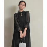 プリーツシフォンAラインロングドレス ドレス 結婚式 | epicday | 詳細画像38 