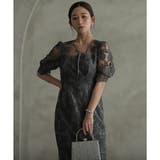 刺繍チュールレースタイトロングドレス ドレス 結婚式 | epicday | 詳細画像11 