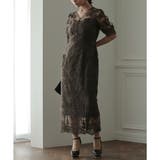 刺繍チュールレースタイトロングドレス ドレス 結婚式 | epicday | 詳細画像16 