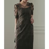 刺繍チュールレースタイトロングドレス ドレス 結婚式 | epicday | 詳細画像20 