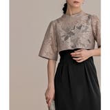 ジャガードレーストップスドレス ドレス 結婚式 | epicday | 詳細画像8 