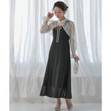 レーストップス＆フレアドレスセットアップ ドレス 結婚式 | epicday | 詳細画像9 