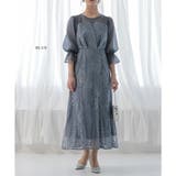 ブルー | レースロングマーメイドドレス ドレス 結婚式 | epicday