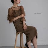 アッシュブラウン | チュールオフショルドレス パーティードレス ワンピース | epicday