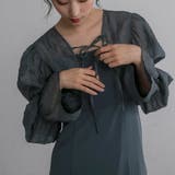 2wayシャーリングトップス＆キャミソールドレス パーティードレス ワンピース | epicday | 詳細画像9 