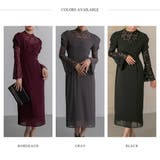 フレアレーススリーブドレス ワンピース 結婚式 | epicday | 詳細画像27 