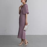 パフスリーブドレス パーティードレス ワンピース | epicday | 詳細画像4 