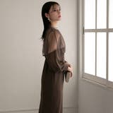 チュールコンビジャガードディティールロングドレス ドレス 結婚式 | epicday | 詳細画像11 