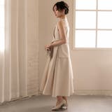 ビスチェドッキングノースリーブドレス ビスチェ風 アシンメトリー | epicday | 詳細画像3 