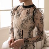 バックリボン刺繍レースドレス バックリボン 花柄 | epicday | 詳細画像24