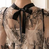 バックリボン刺繍レースドレス バックリボン 花柄 | epicday | 詳細画像26